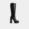 Albie-wc Bottes montant jusqu’aux genoux, mollets larges Albie-wc Bottes montant jusqu’aux genoux, mollets larges