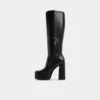 Albie-wc Bottes montant jusqu’aux genoux, mollets larges Albie-wc Bottes montant jusqu’aux genoux, mollets larges