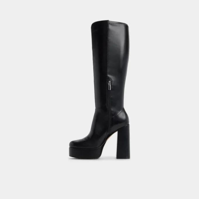 Albie-wc Bottes montant jusqu’aux genoux, mollets larges Albie-wc Bottes montant jusqu’aux genoux, mollets larges