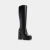 Albie-wc Bottes montant jusqu’aux genoux, mollets larges Albie-wc Bottes montant jusqu’aux genoux, mollets larges