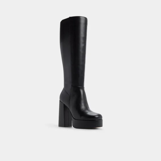 Albie-wc Bottes montant jusqu’aux genoux, mollets larges Albie-wc Bottes montant jusqu’aux genoux, mollets larges