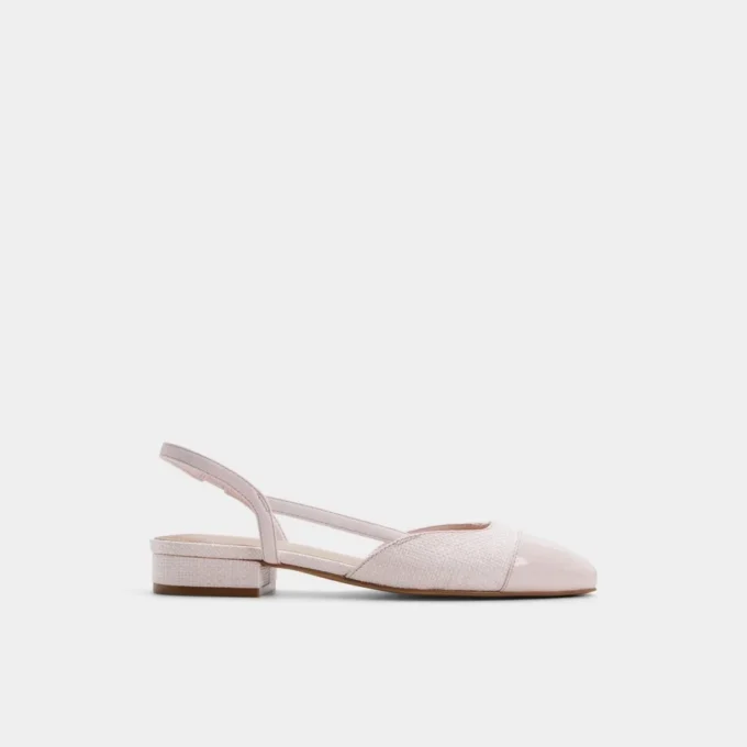 Ballerines à bride arrière Clementinne, talon carré