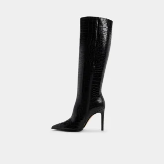 Bottes Alabrenda montant jusqu&rsquo;aux genoux, talon aiguille