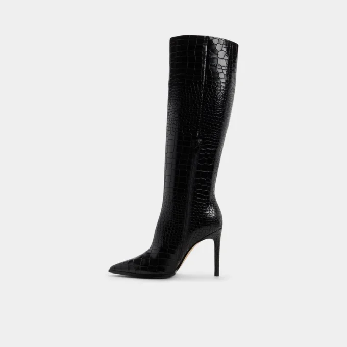 Bottes Alabrenda montant jusqu&rsquo;aux genoux, talon aiguille