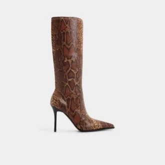 Bottes Re-emily montant jusqu&rsquo;aux genoux, talon aiguille