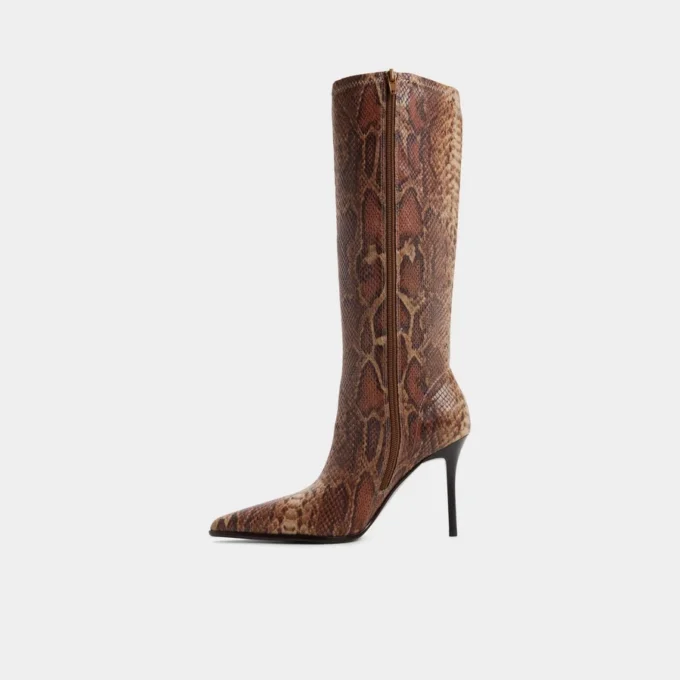 Bottes Re-emily montant jusqu&rsquo;aux genoux, talon aiguille