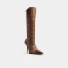 Bottes Re-emily montant jusqu&rsquo;aux genoux, talon aiguille