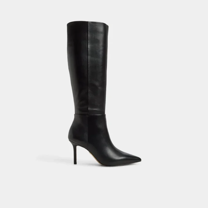 Bottes Saphiria montant jusqu&rsquo;aux genoux, talon aiguille