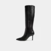 Bottes Saphiria montant jusqu&rsquo;aux genoux, talon aiguille