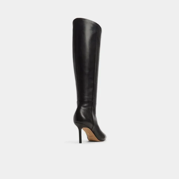 Bottes Saphiria-wc montant jusqu&rsquo;aux genoux, mollets larges