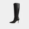 Bottes Saphiria-wc montant jusqu&rsquo;aux genoux, mollets larges