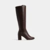 Bottes Satori montant jusqu&rsquo;aux genoux, talon carré