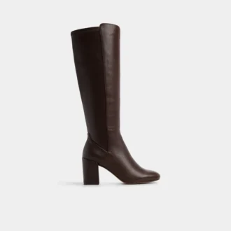Bottes Satori montant jusqu&rsquo;aux genoux, talon carré
