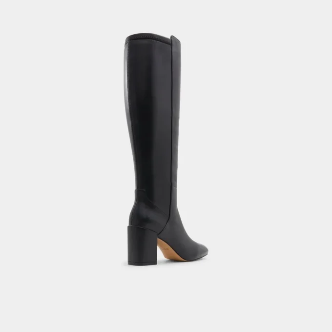 Bottes Satori montant jusqu&rsquo;aux genoux, talon carré