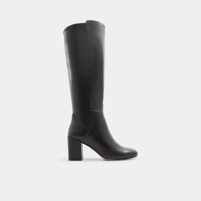 Bottes Satori-wc montant jusqu&rsquo;aux genoux, mollets larges