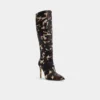 Bottes à talons aiguilles montant jusqu&rsquo;aux genoux Alabrenda