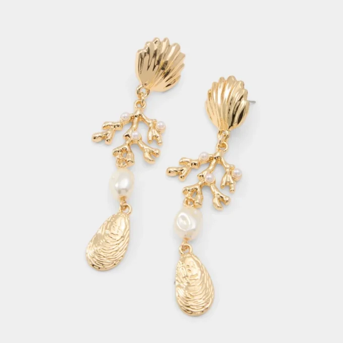 Boucles d&rsquo;oreilles chandelier Thallya