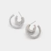 Boucles d&rsquo;oreilles créoles Glitzys