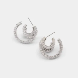 Boucles d&rsquo;oreilles créoles Glitzys