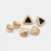 Boucles d&rsquo;oreilles Noire