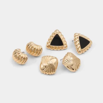 Boucles d&rsquo;oreilles Noire