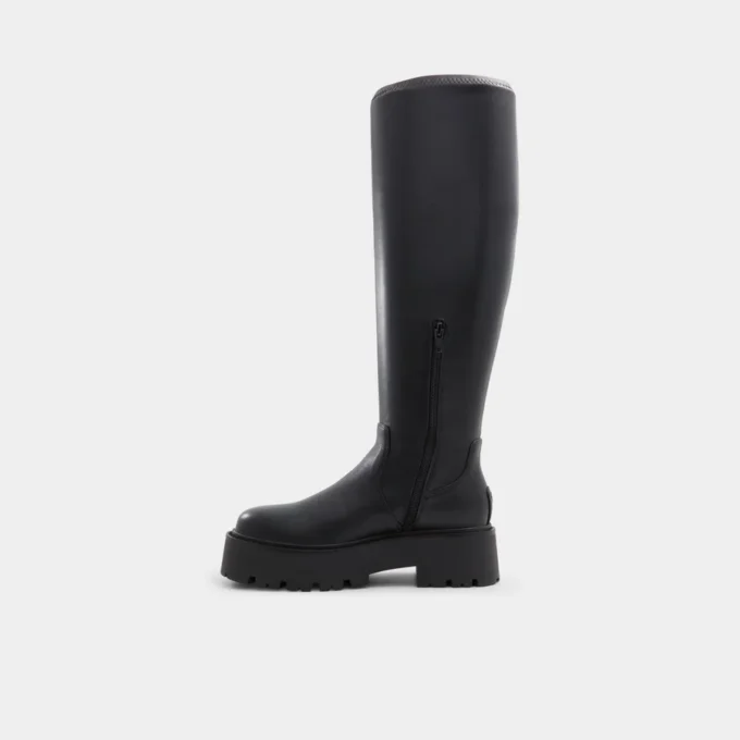 Carelden-wc Bottes montant jusqu&rsquo;aux genoux, mollets larges