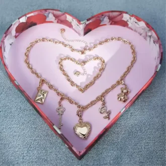 Ensemble collier et bracelet Bemyvalentine