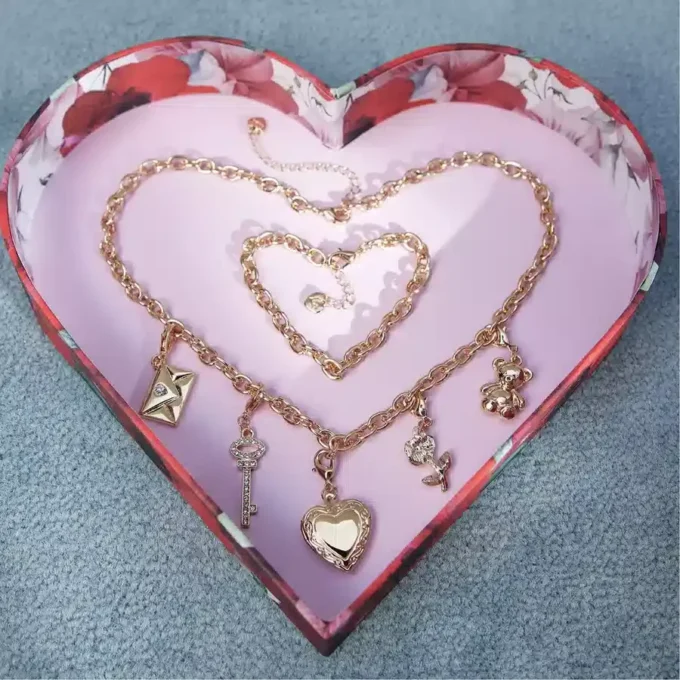 Ensemble collier et bracelet Bemyvalentine