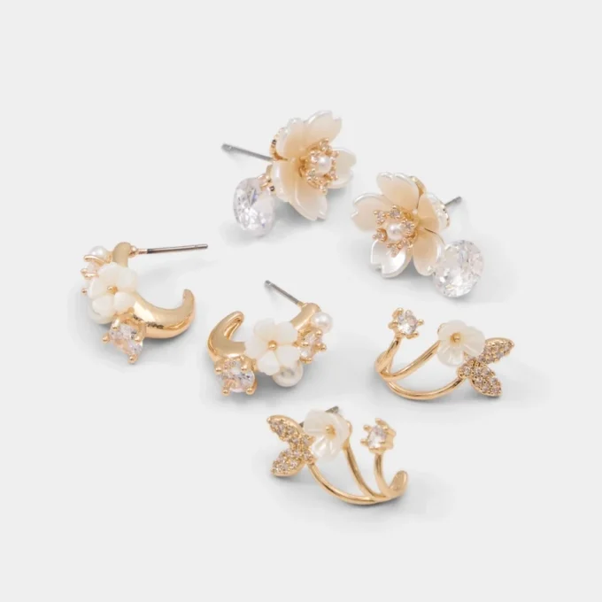 Ensemble de boucles d&rsquo;oreilles Arluna