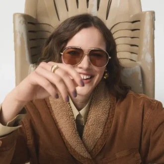 Lunettes de soleil aviateur Frejja
