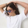 Lunettes de soleil ovales Beellax