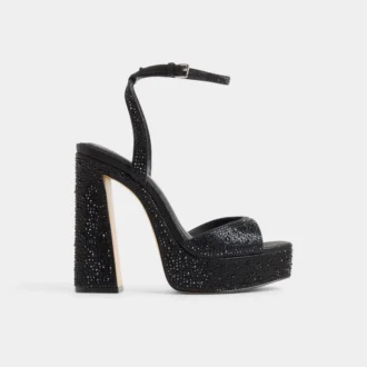 Matelina Sandales à talons et lanières, semelle compensée