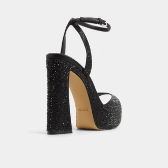 Matelina Sandales à talons et lanières, semelle compensée