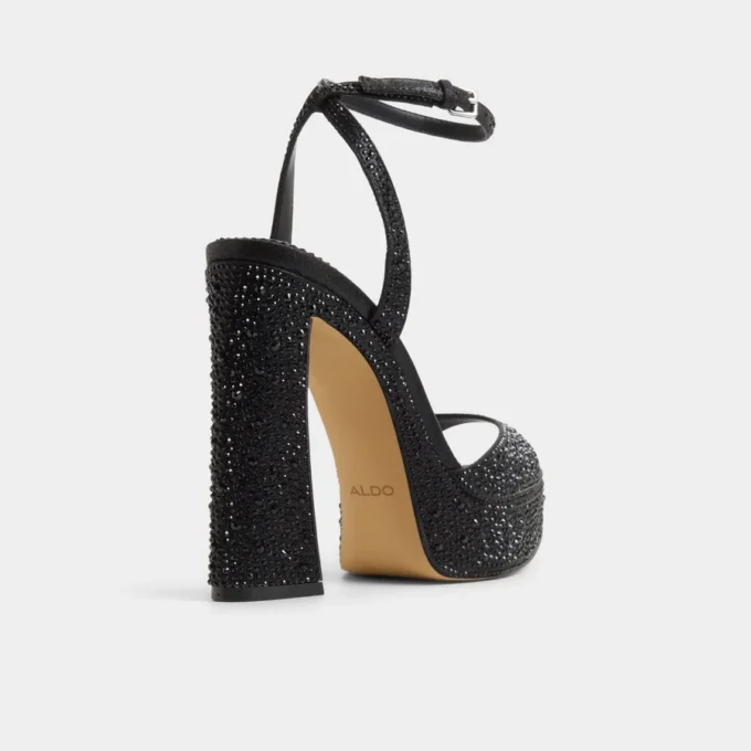 Matelina Sandales à talons et lanières, semelle compensée