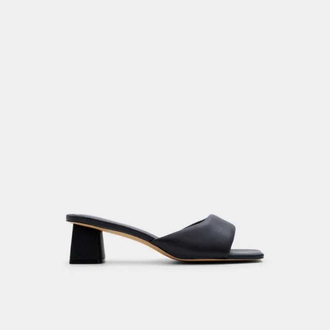 Mules à talons Aneka, talon carré Mules à talons Aneka, talon carré