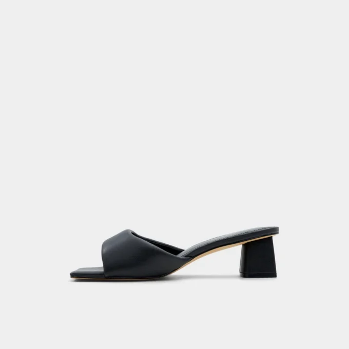 Mules à talons Aneka, talon carré Mules à talons Aneka, talon carré