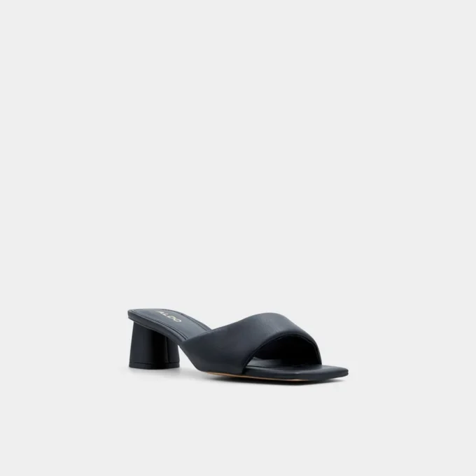 Mules à talons Aneka, talon carré Mules à talons Aneka, talon carré