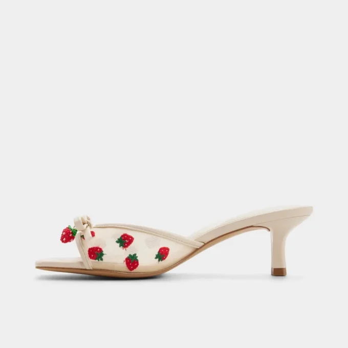 Mules à talons Begoniaa, talon bobine