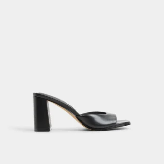 Mules à talons Lisia, talon carré