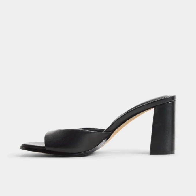 Mules à talons Lisia, talon carré