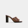 Mules à talons Re-sophia, talon carré