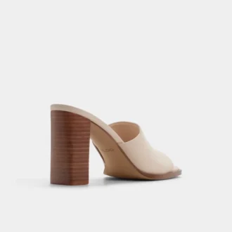 Mules à talons Re-sophia, talon carré