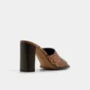 Mules à talons Re-sophia, talon carré