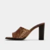 Mules à talons Re-sophia, talon carré