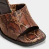 Mules à talons Re-sophia, talon carré