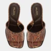 Mules à talons Re-sophia, talon carré