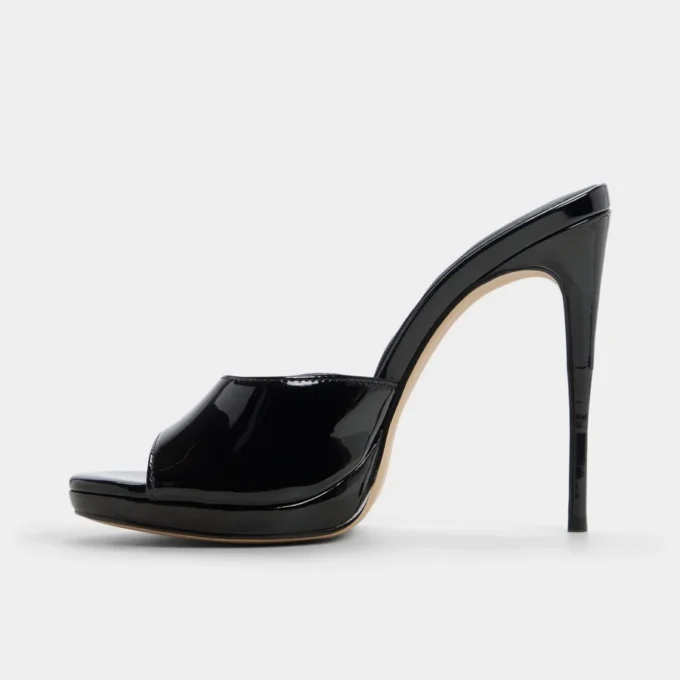 Mules à talons Rivieraa, semelle compensée