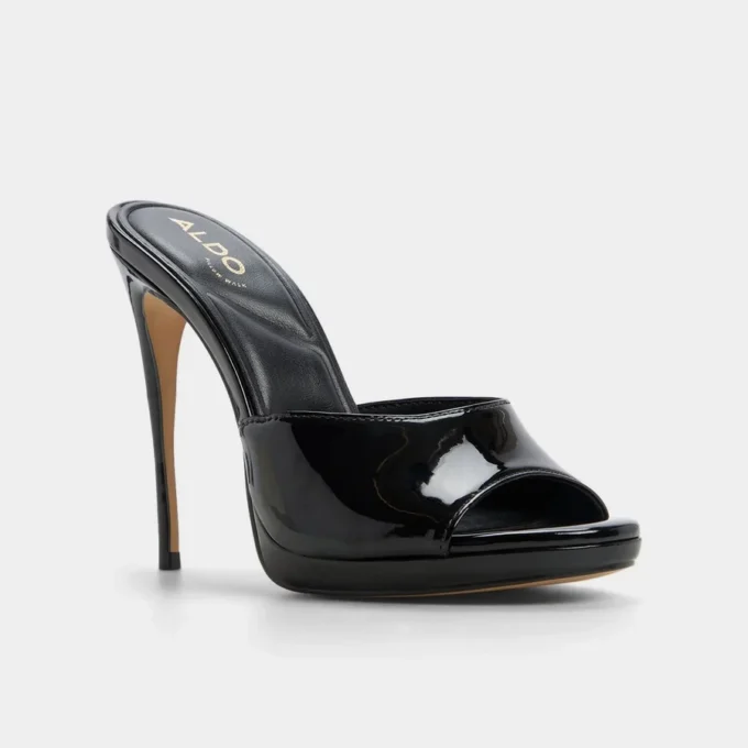 Mules à talons Rivieraa, semelle compensée