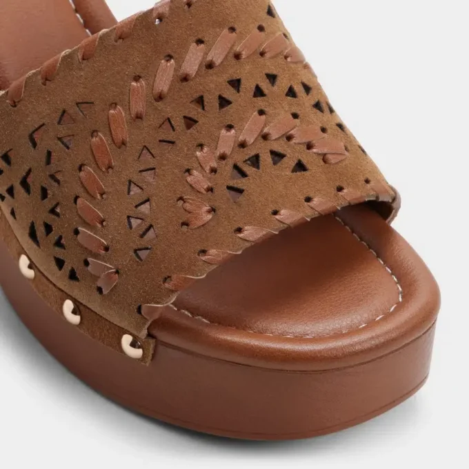Mules à talons Taylia, semelle compensée Mules à talons Taylia, semelle compensée