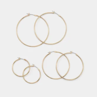 Parure de boucles d&rsquo;oreilles Dailyhoops